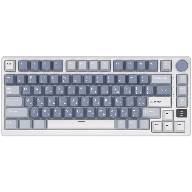 Клавиатура Royal Kludge RK-M75 RGB Ocean Blue (RK Brown)